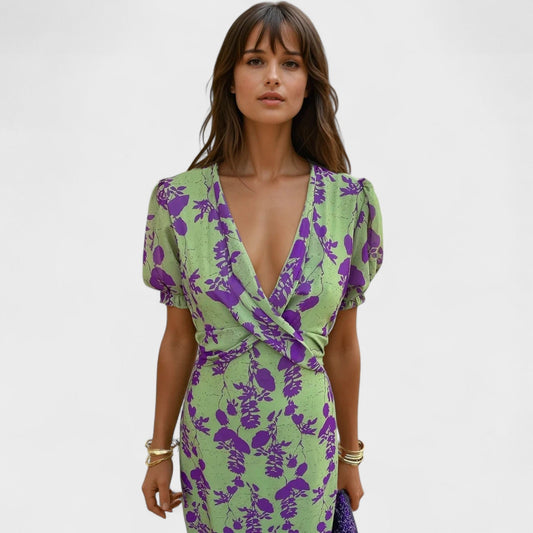 Vestido floral primaveral Valentina