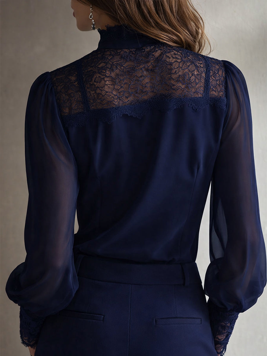Blusa de encaje Ximena