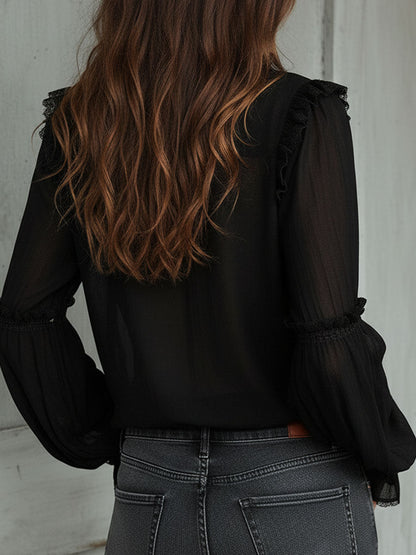 Blusa con volantes Fernanda