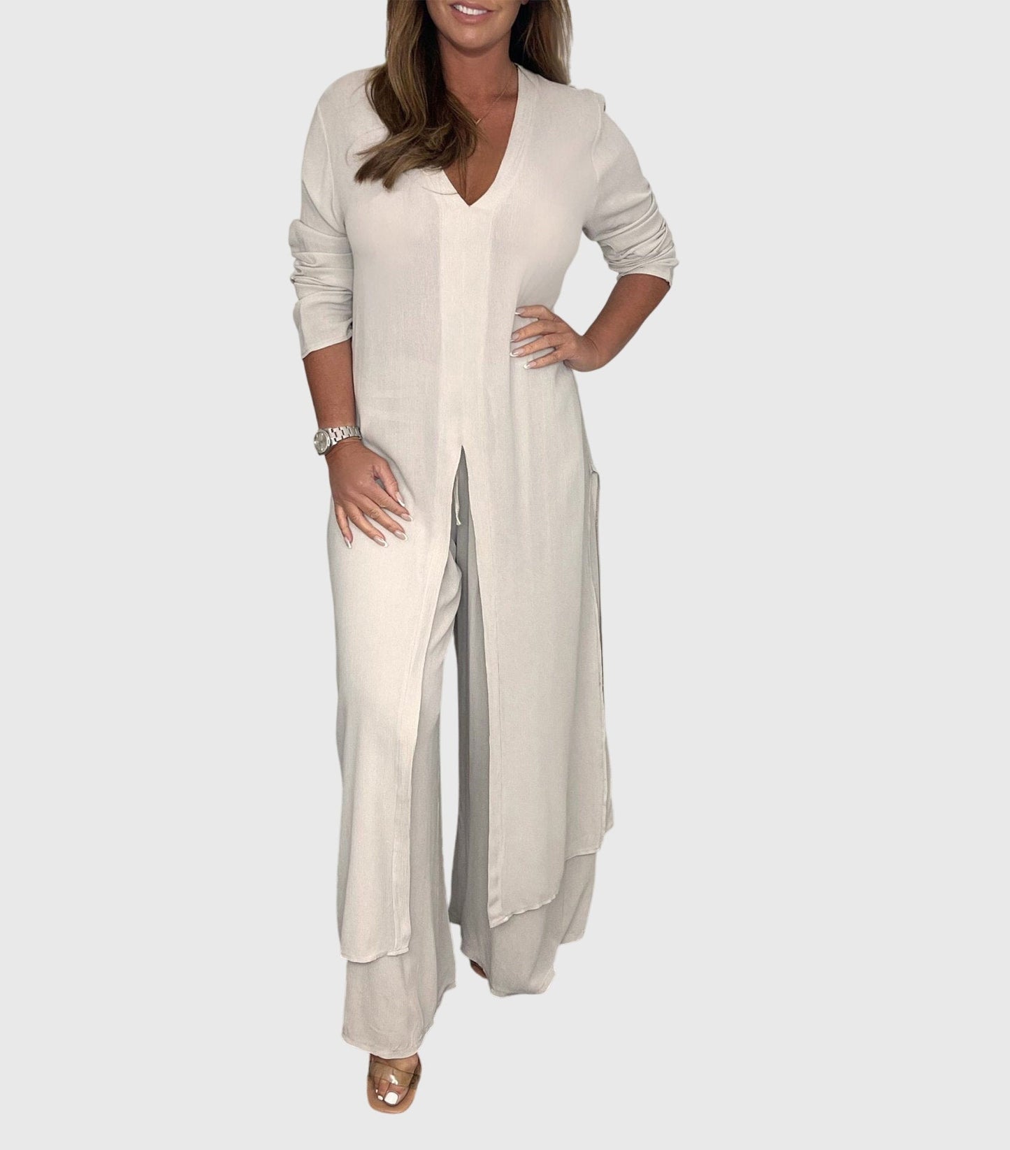 Conjunto elegante de dos piezas Elena