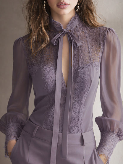 Blusa de encaje Ximena