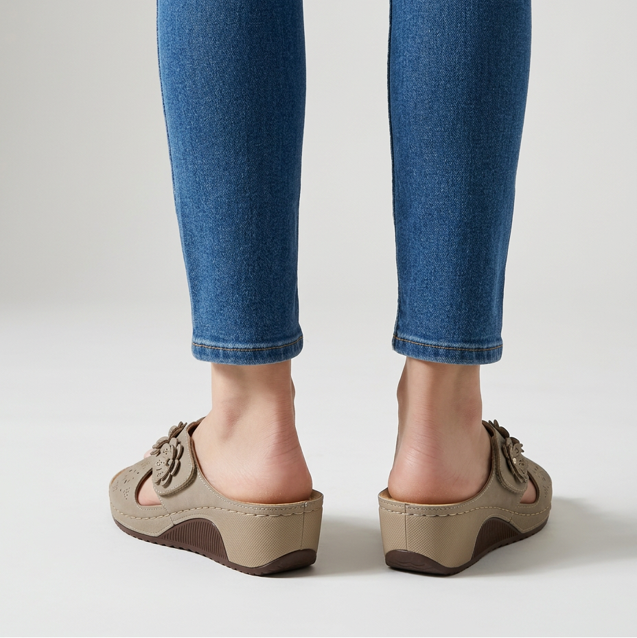 Ginevra — Sandalias cómodas de plataforma para mujer