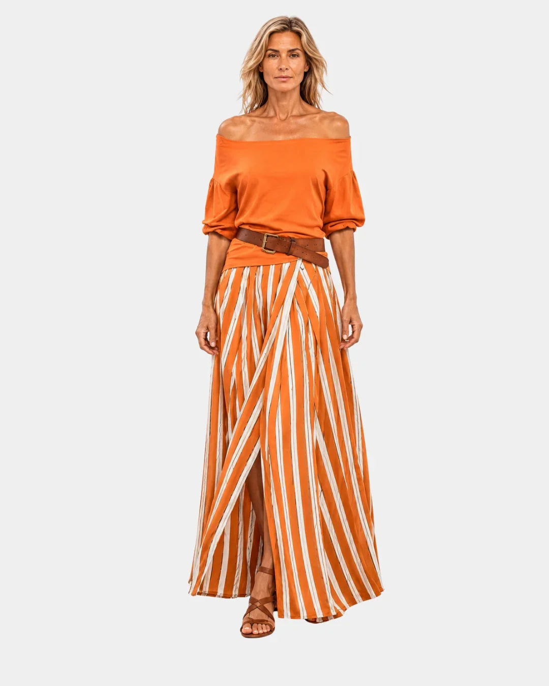 Conjunto blusa y falda mediterráneo Marbella