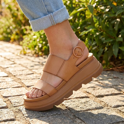 Sandalias de cuña acolchadas Altea