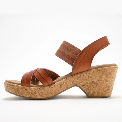 Sandalias de cuña de corcho Andrea