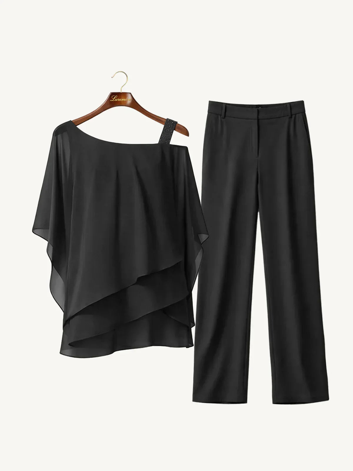 Conjunto de dos piezas en capas Paloma