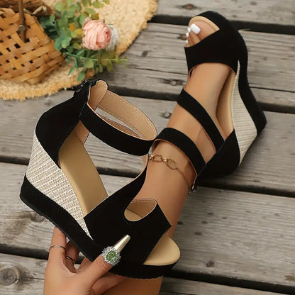 Sandalias ortopédicas de cuña Emilia