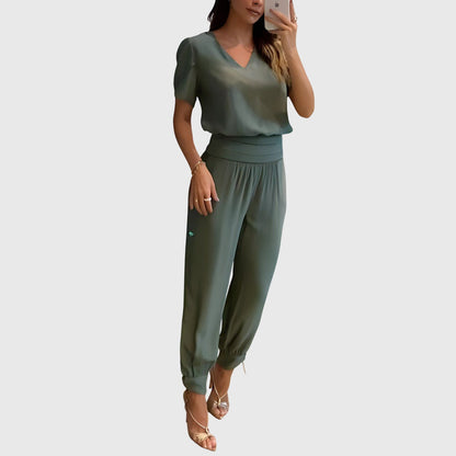 Conjunto de blusa y pantalón Alejandra