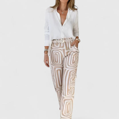 Conjunto elegante de dos piezas Patricia