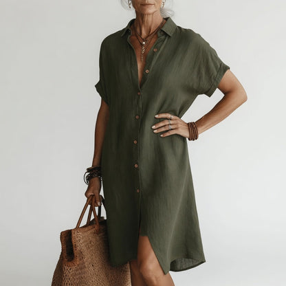 Vestido camisero midi Mariana