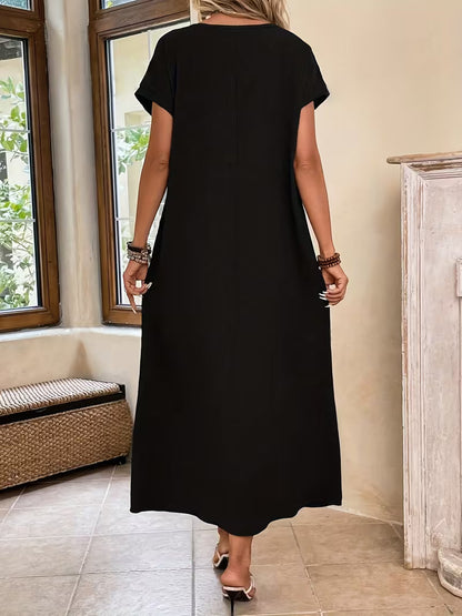 Vestido largo minimalista Alejandra