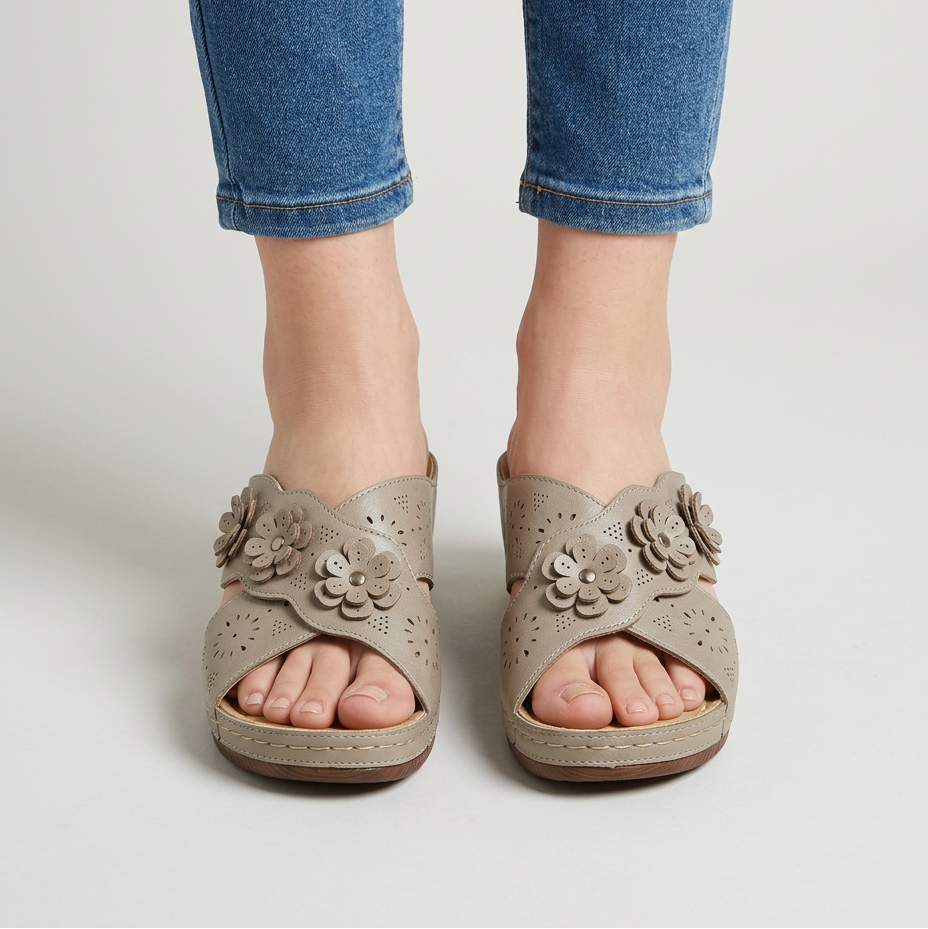 Ginevra — Sandalias cómodas de plataforma para mujer