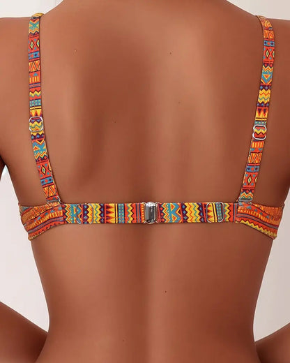 Bikini de rayas estampado Guadalupe