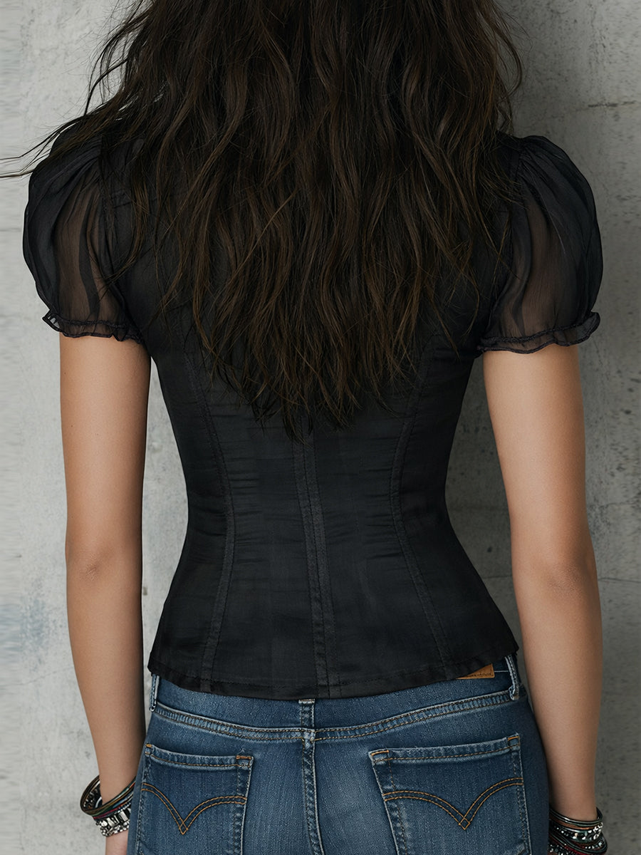 Blusa de saten Renata