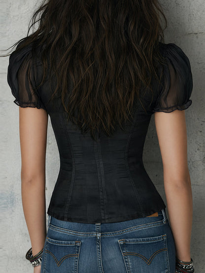 Blusa de saten Renata