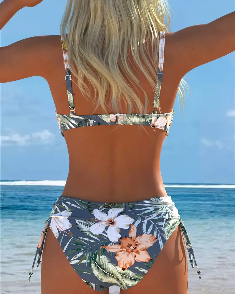 Bikini estampado elegante Lucero