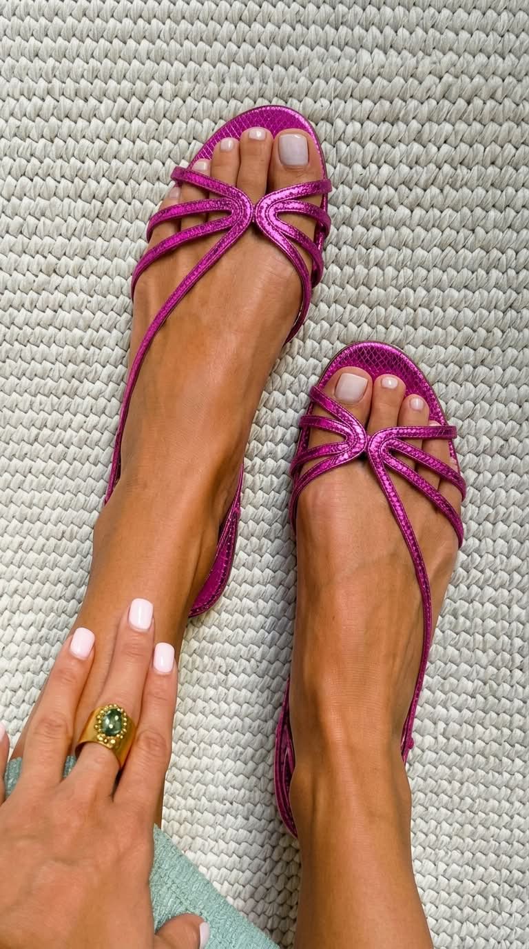 Sandalias doradas Ginevra
