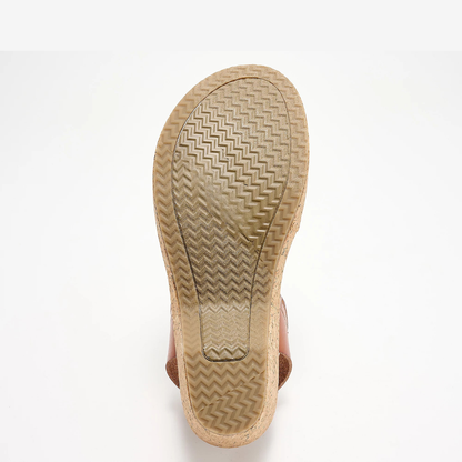 Sandalias de cuña de corcho Andrea