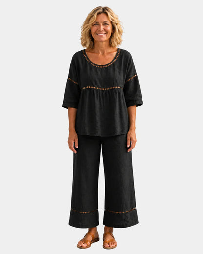Conjunto blusa y pantalón Ariana