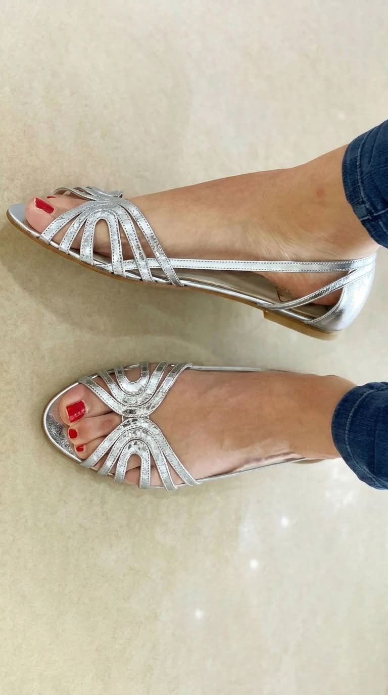 Sandalias doradas Elena