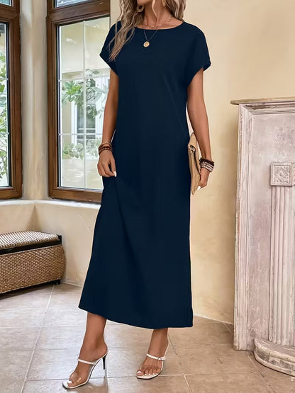 Vestido largo minimalista Alejandra