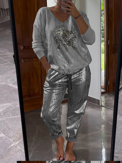 Conjunto casual elegante Mariana