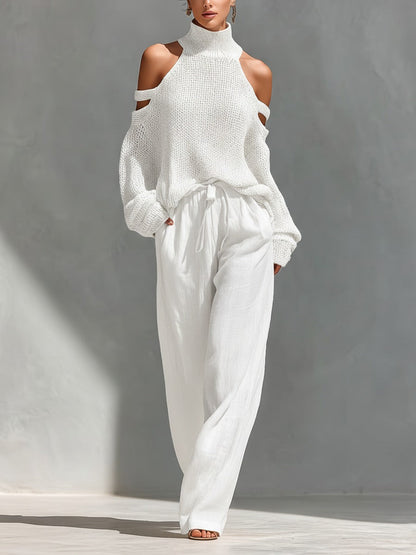 Conjunto de punto y lino Elisa