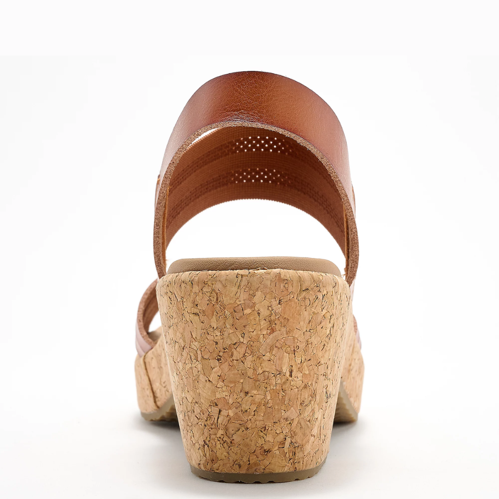 Sandalias de cuña de corcho Andrea