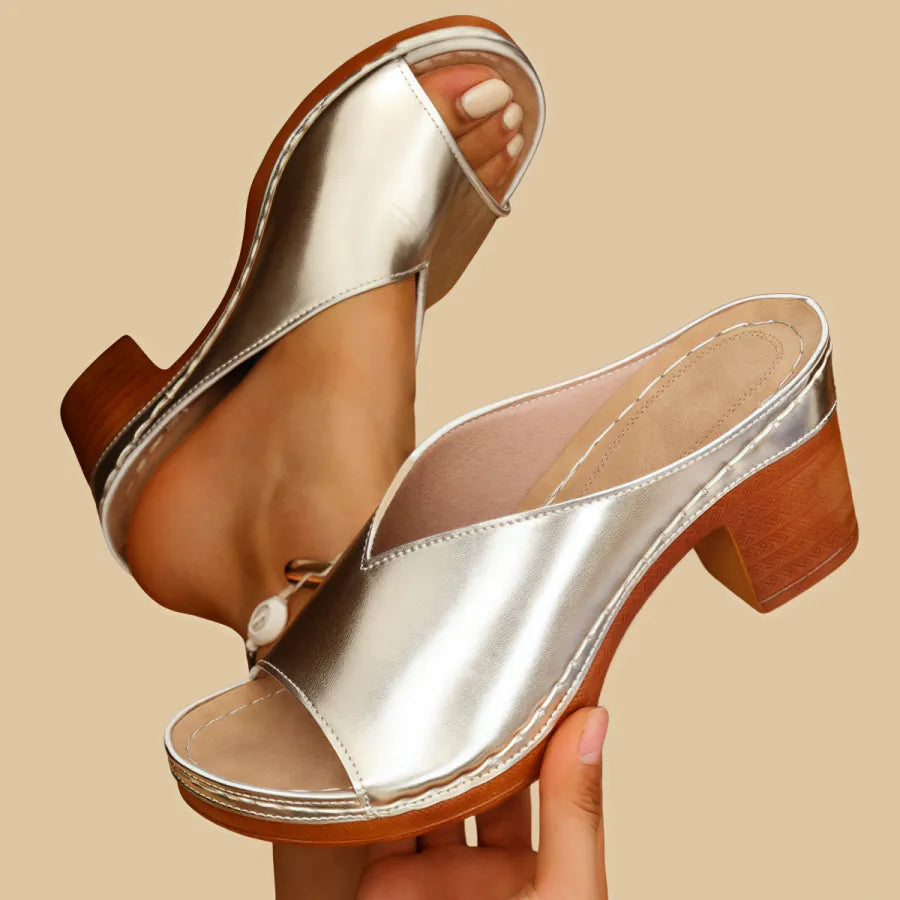 Sandalias ortopédicas de piel Renata