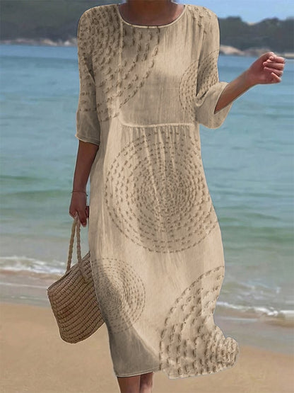 Vestido midi elegante Daniela