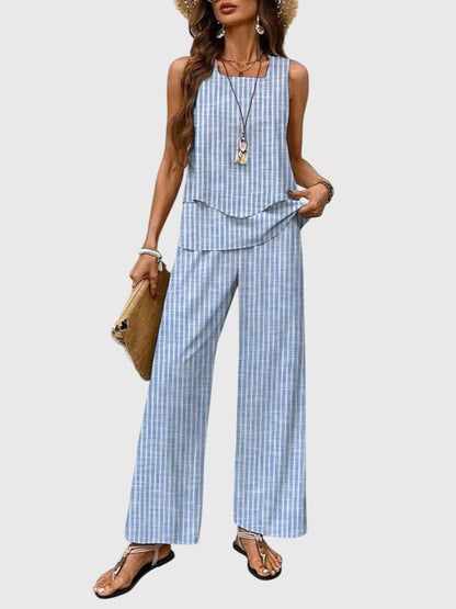 Conjunto elegante de verano de dos piezas Sofía
