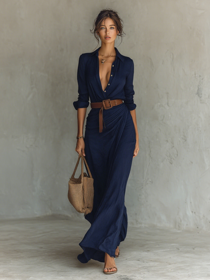 Vestido largo fluido Marisol