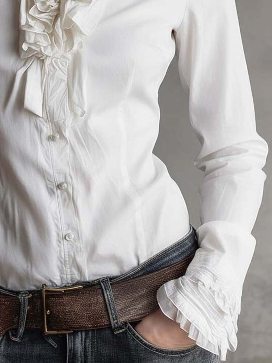 Blusa con volantes Mariana