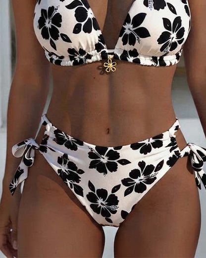Bikini floral halter Verónica