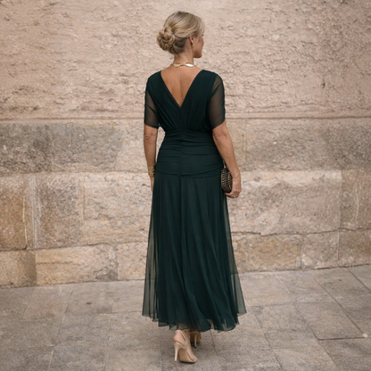 Vestido de hombros descubiertos Greta