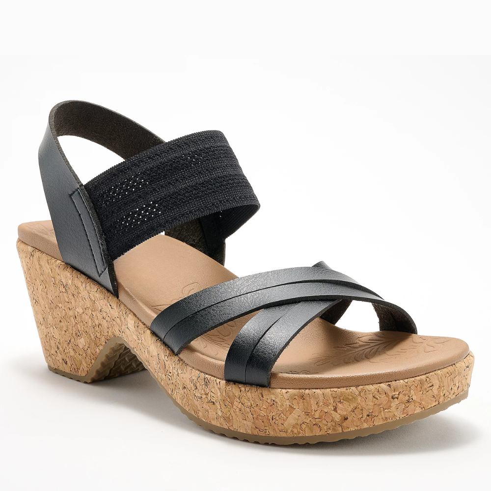 Sandalias de cuña de corcho Andrea