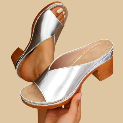 Sandalias ortopédicas de piel Renata