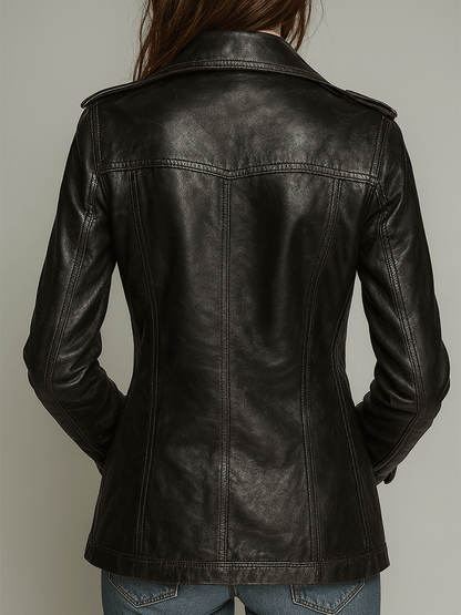 Blusa de cuero Sofia