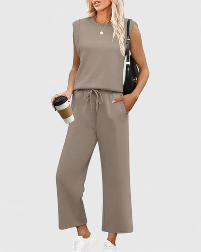 Conjunto cómodo de dos piezas Perla