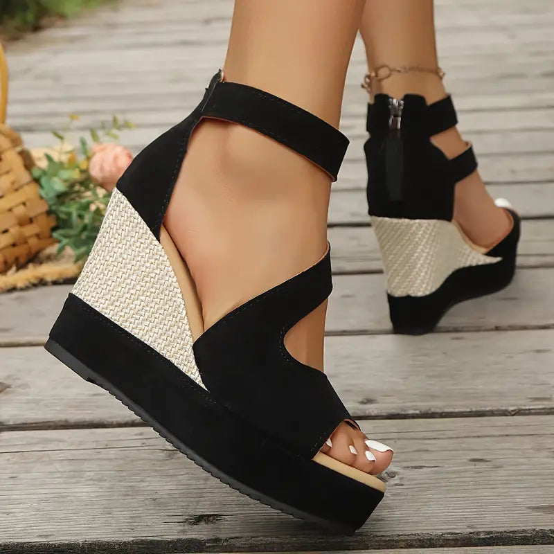 Sandalias ortopédicas de cuña Emilia