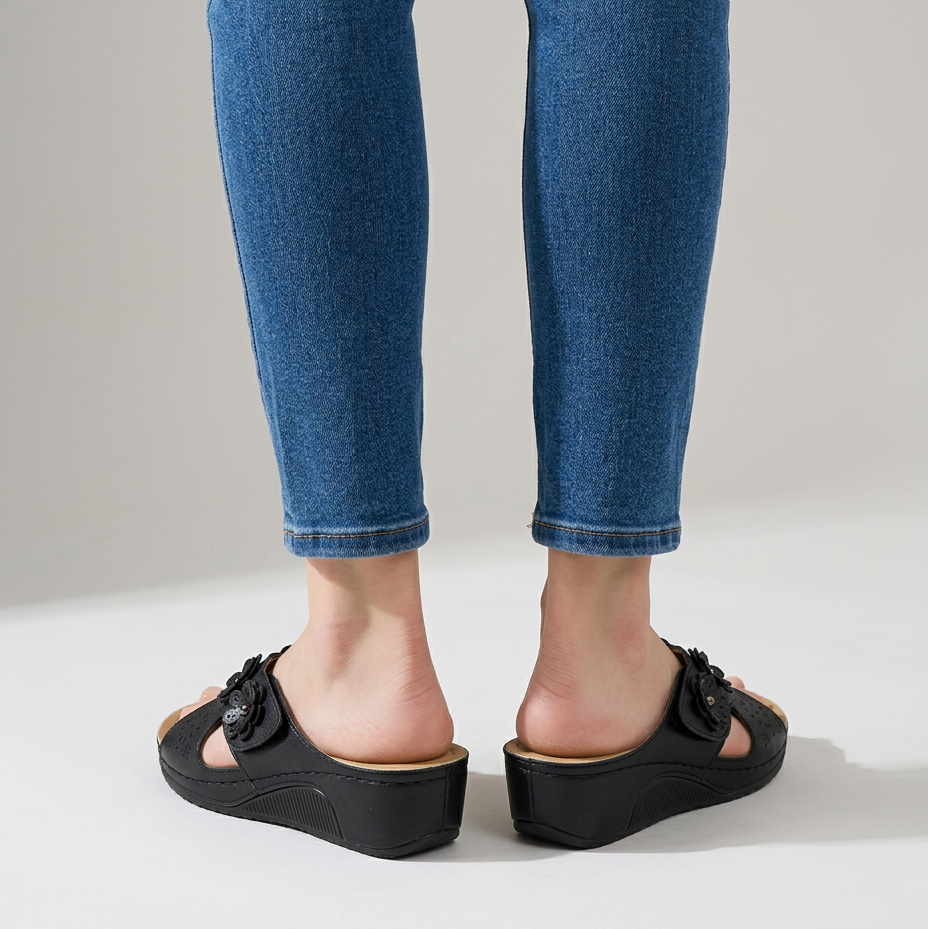 Ginevra — Sandalias cómodas de plataforma para mujer