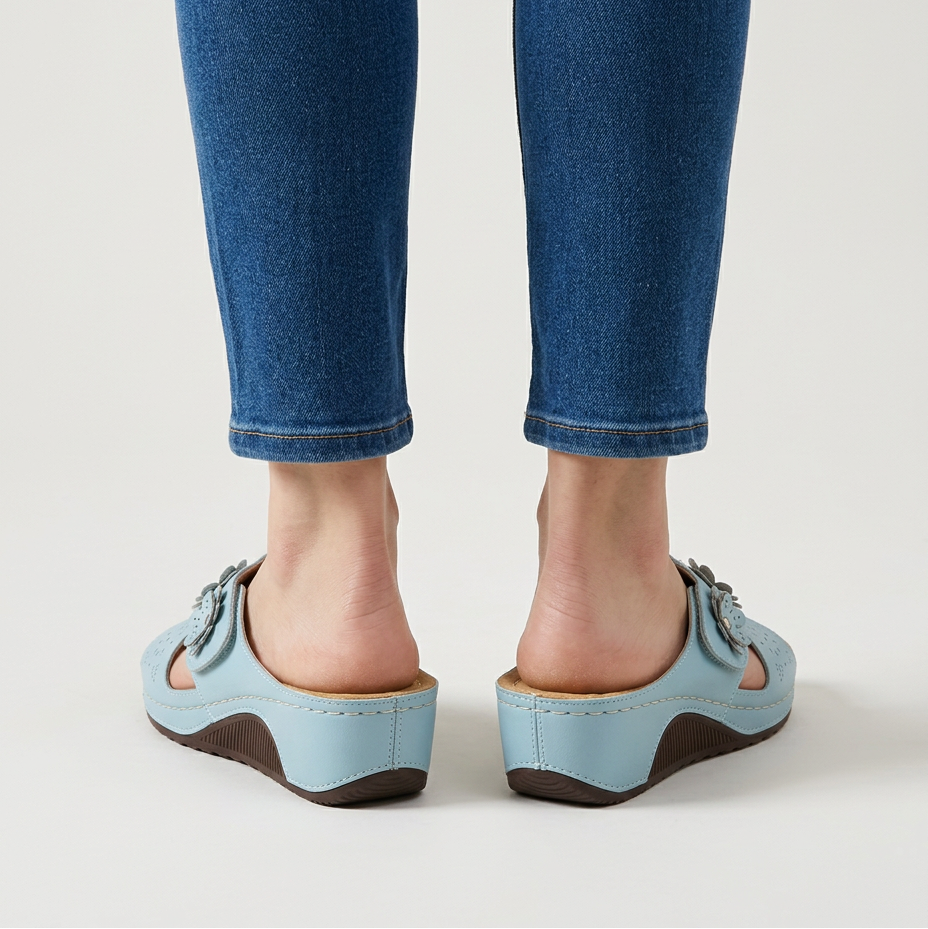 Ginevra — Sandalias cómodas de plataforma para mujer