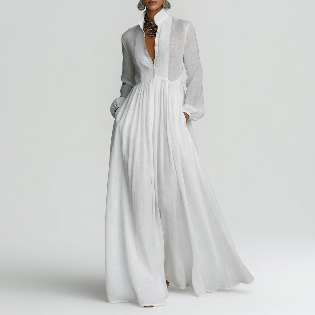 Vestido maxi minimalista Marbella