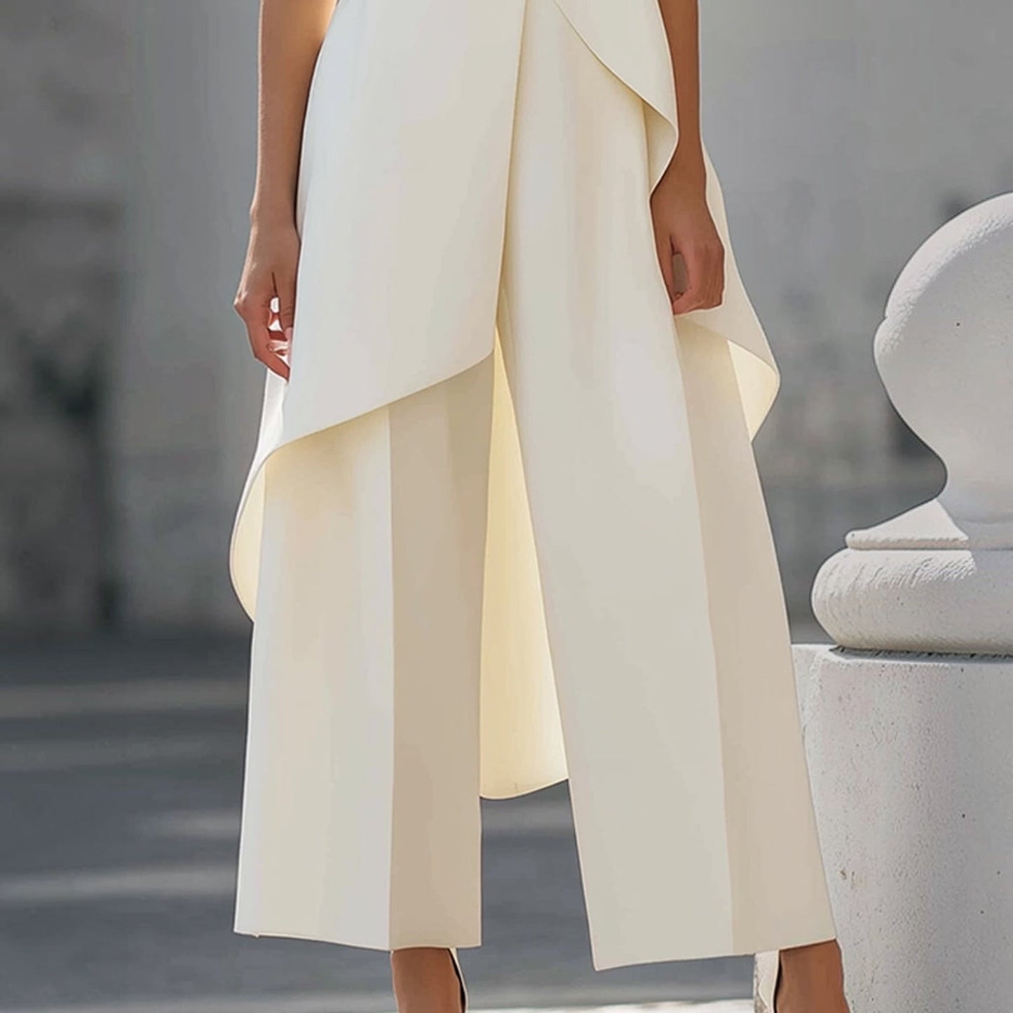 Conjunto con vuelos asimétricos Bianca