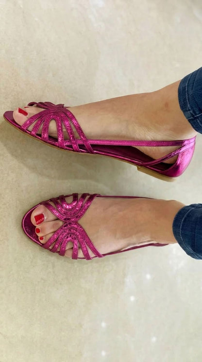 Sandalias doradas Elena