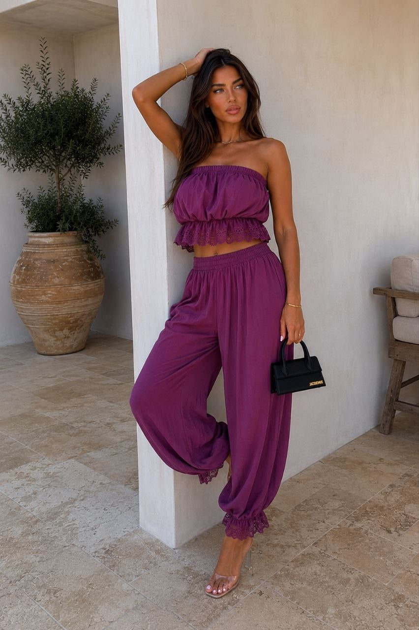 Conjunto de encaje Aurora