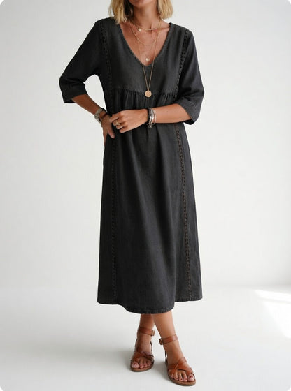 Vestido midi fluido Isabela