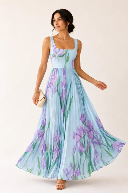 Vestido maxi floral Leonor