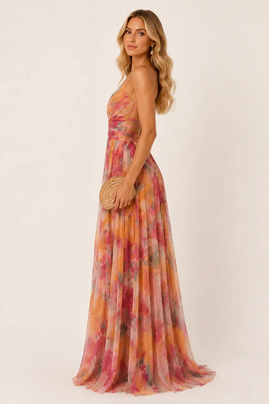 Vestido maxi floral Gisela
