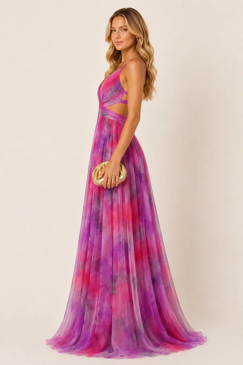 Vestido maxi floral Gisela